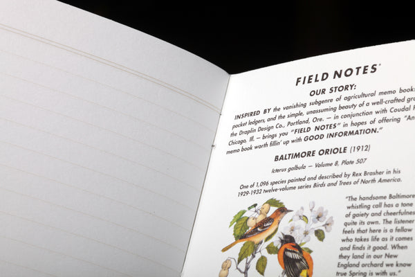 Birds and Trees of North America - Pack A | Field Notes Memo Book