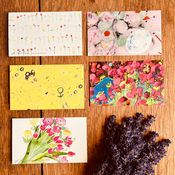 Message Cards | Flower Themed