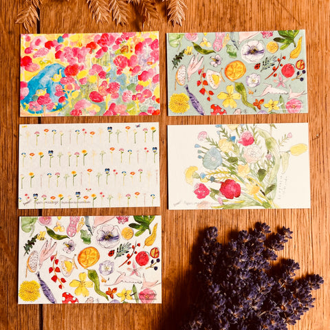 Message Cards | Flower Themed