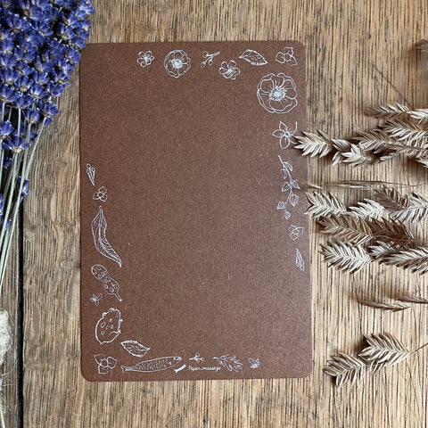 Forest Flowers | Dark Message Card