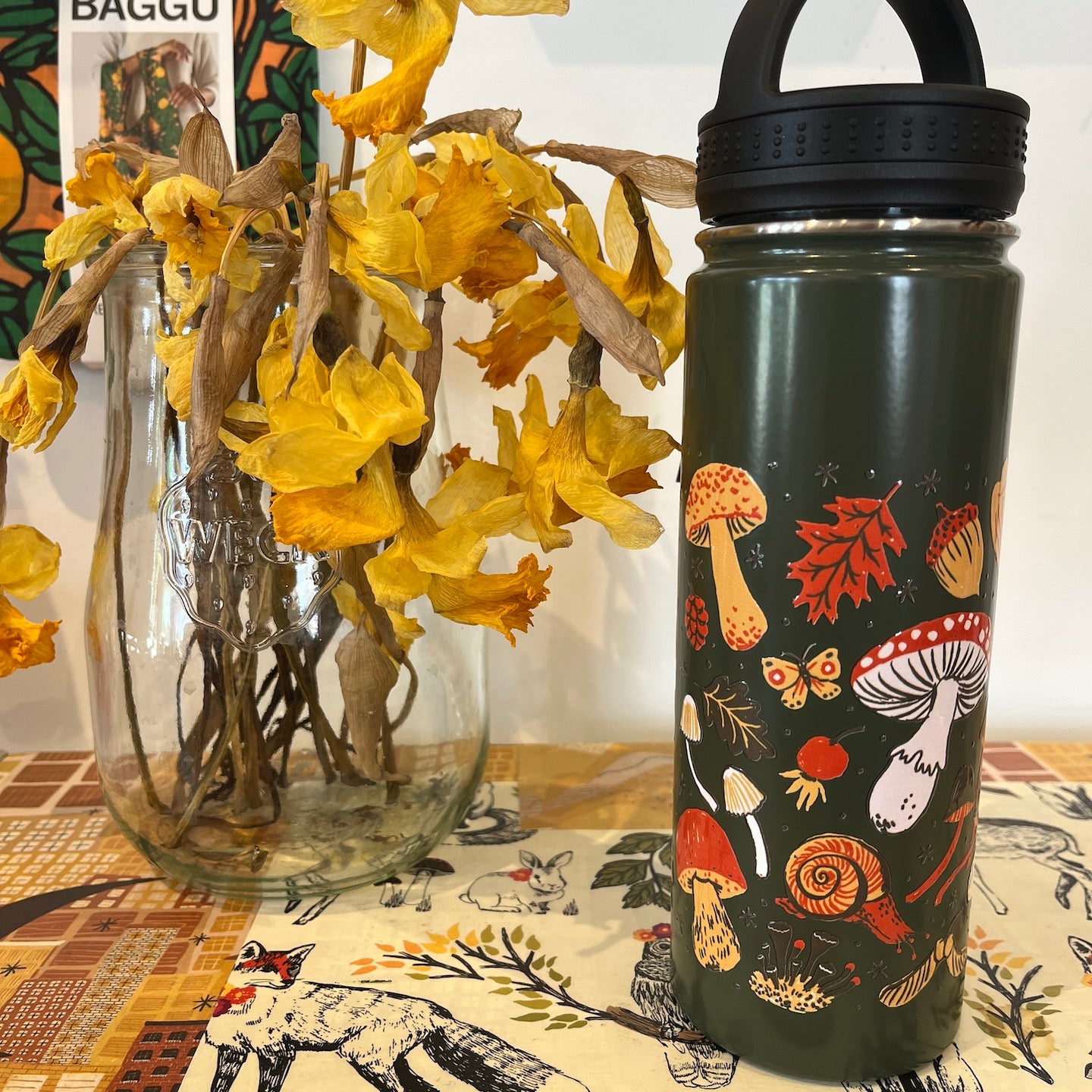 Forest Fungi Water Bottle | 20 oz.