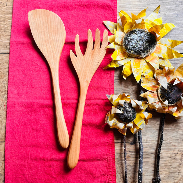 Wild Cherry Forked Salad Set 12"