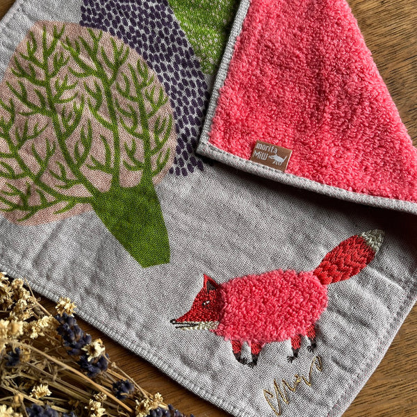 Fox Gray Washcloth/Handkerchief