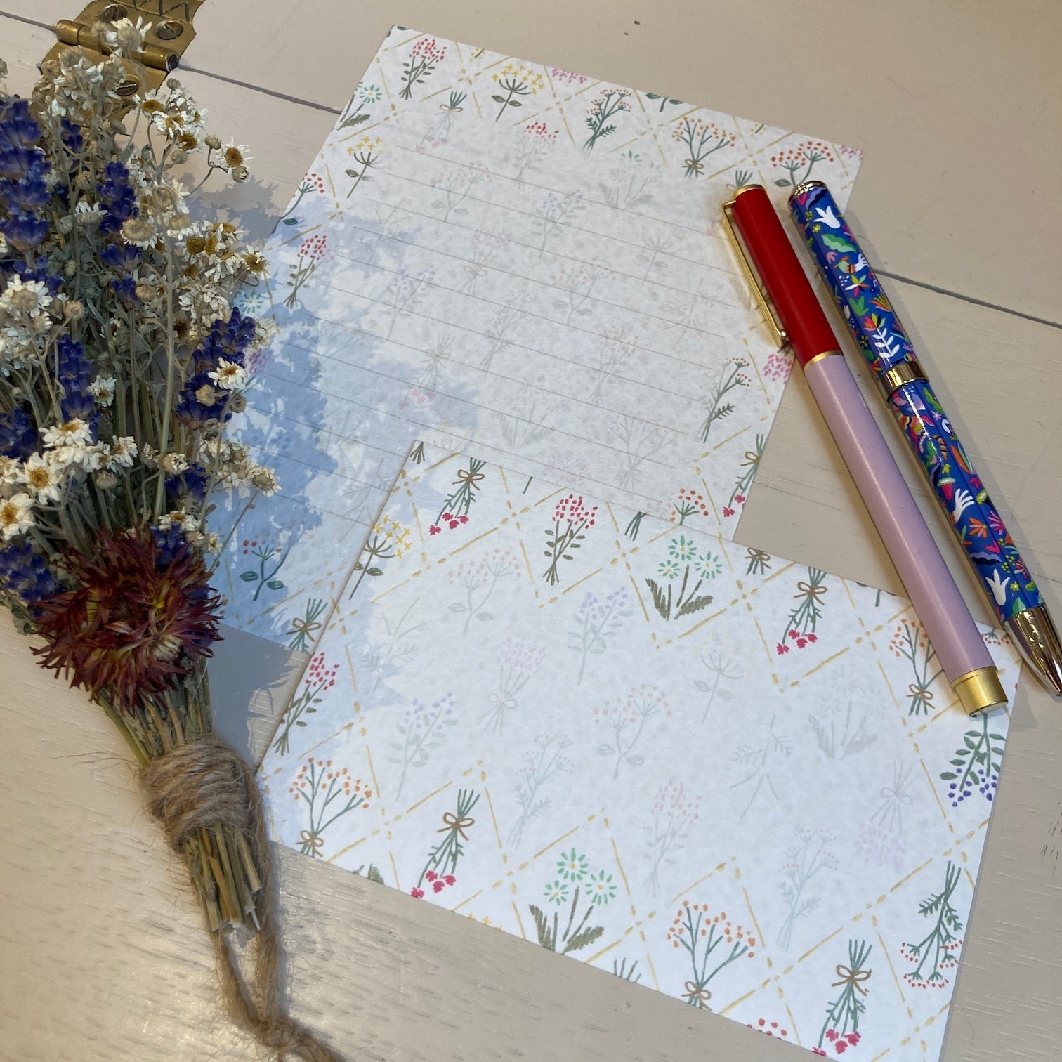 Dried Flower | Letter Writing Set