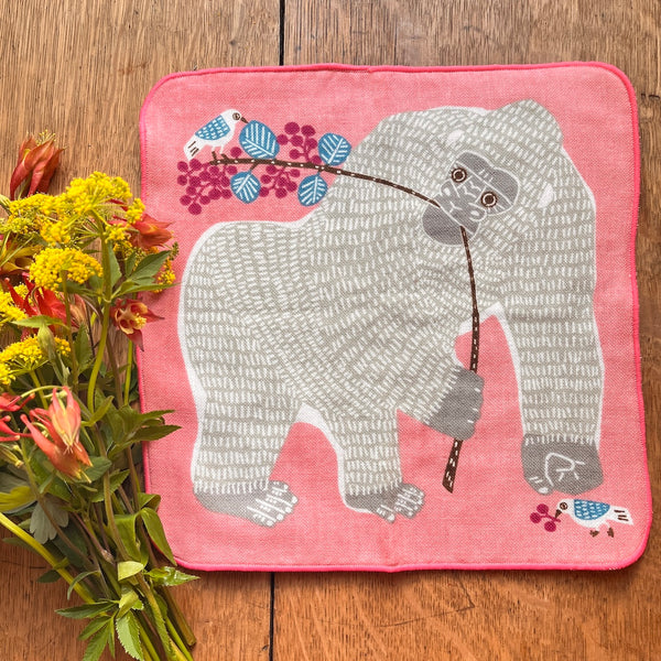 Gorilla Pink Fuwa-Fuwa Towel