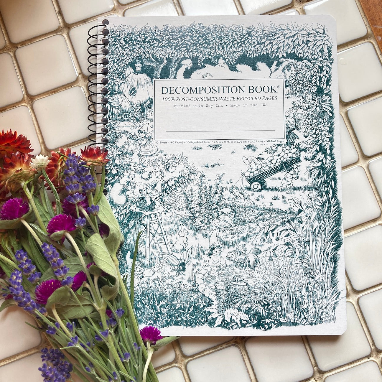 Gardening Gnomes | Coilbound Decomposition Book