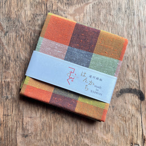 Tsumugu (Japanese Cotton) Handkerchiefs | Checkered
