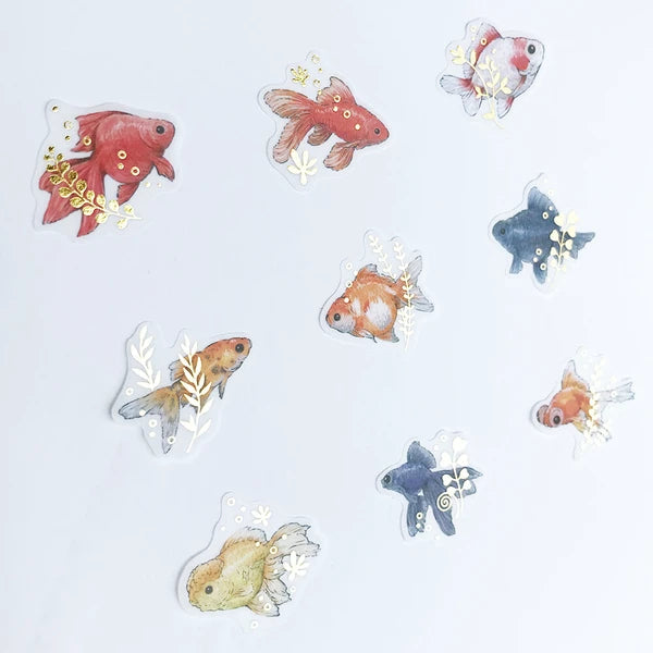Love Goldfish Flake Seals