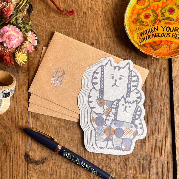 Gorogoro Nyansuke Letter Set in Dots
