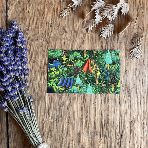 Message Cards | Colorful Forest Themed