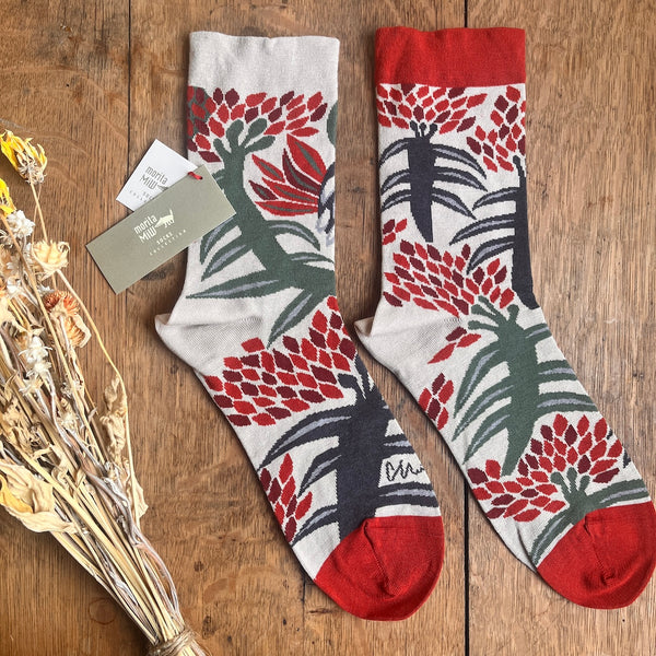 Morita Miw Socks - Gray Parrot