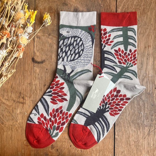 Morita Miw Socks - Gray Parrot