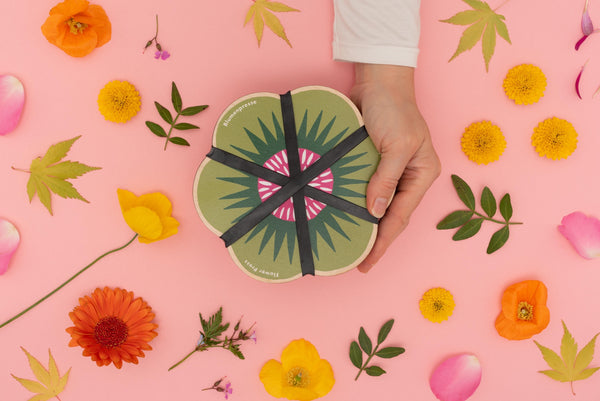 Green Flower Shaped Press