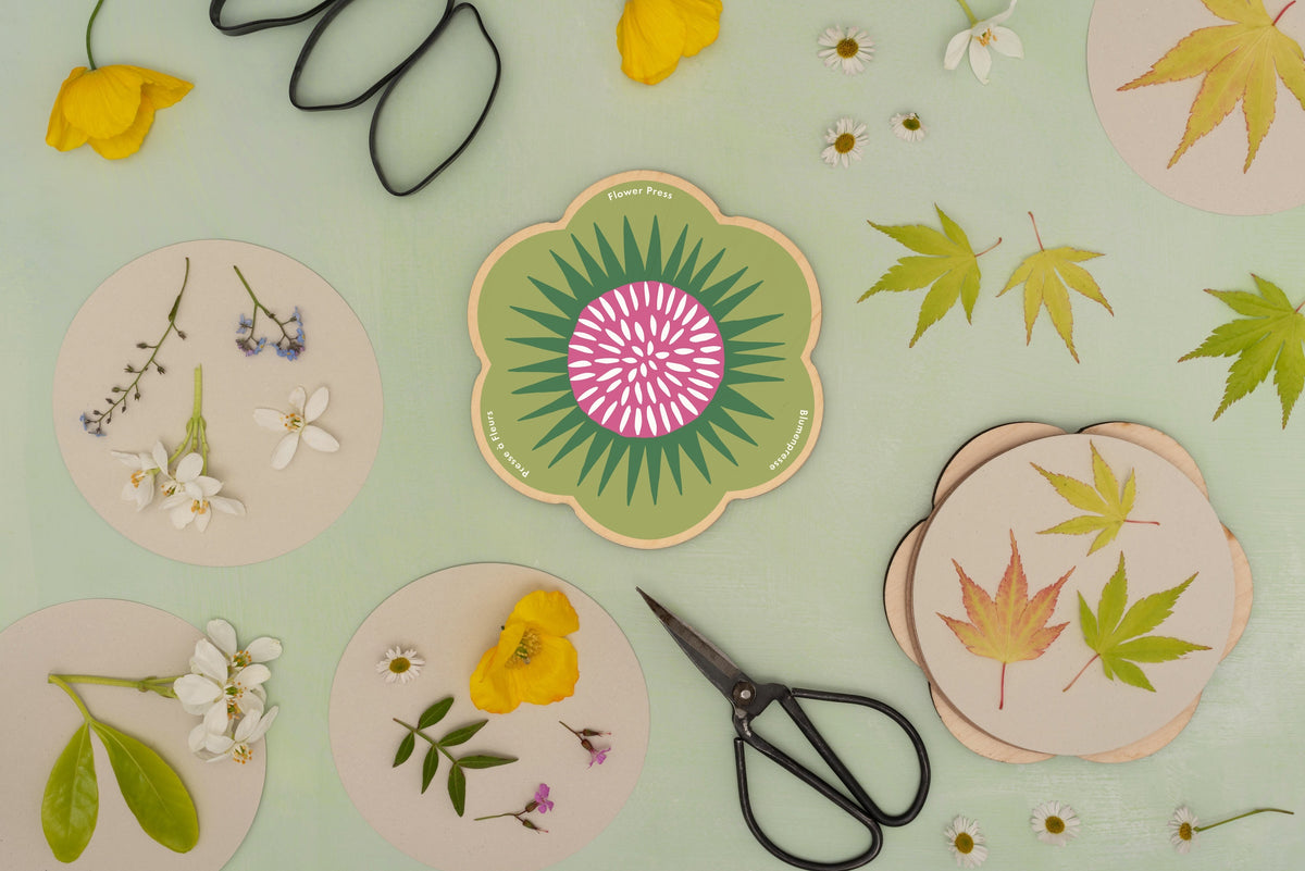 Green Flower Shaped Press – Pink Moon Goods