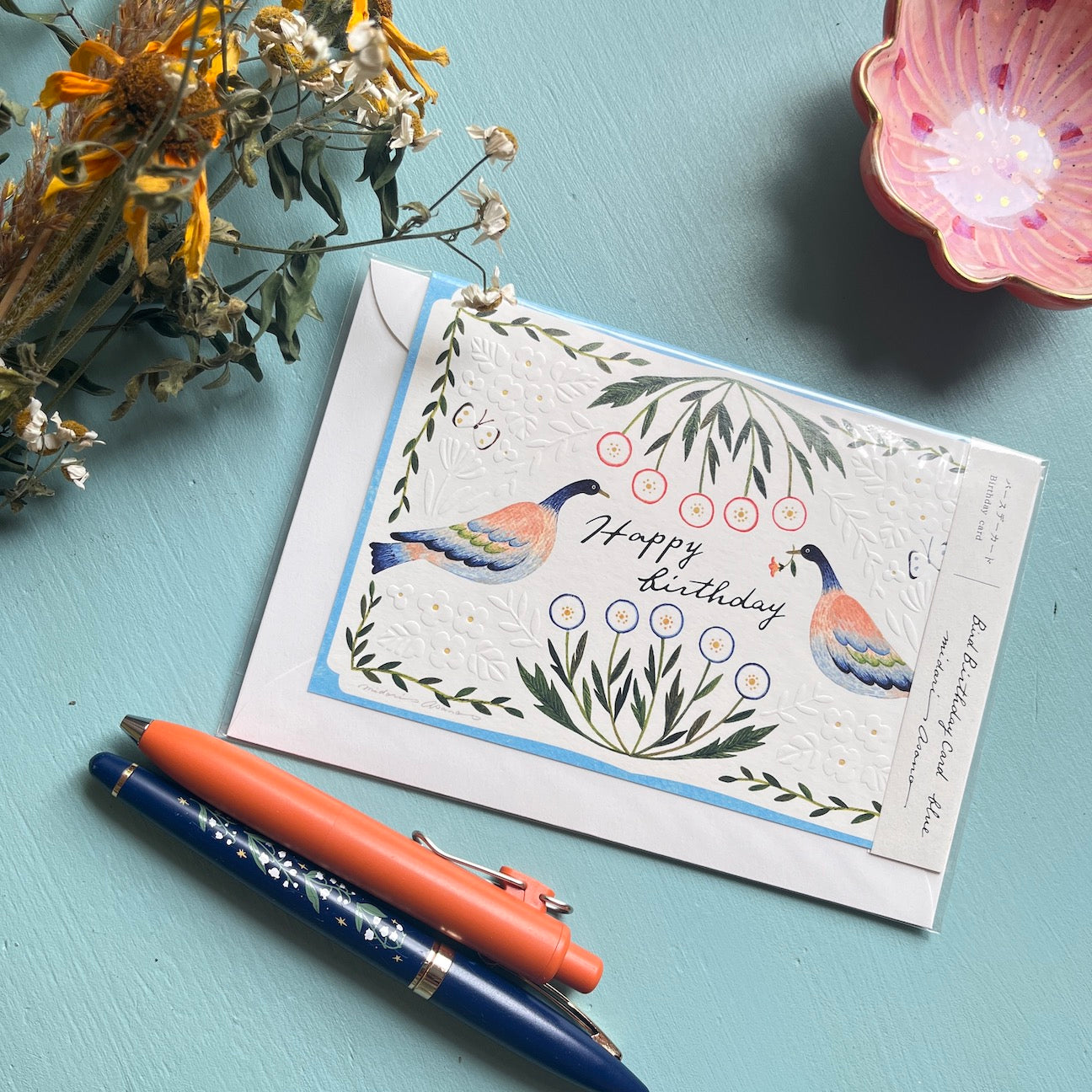 Midori Asano | Bird Birthday Card