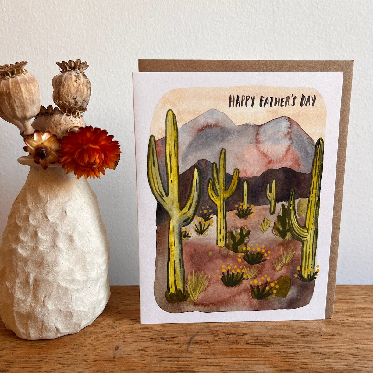 Happy Father's Day Desert | Single Card