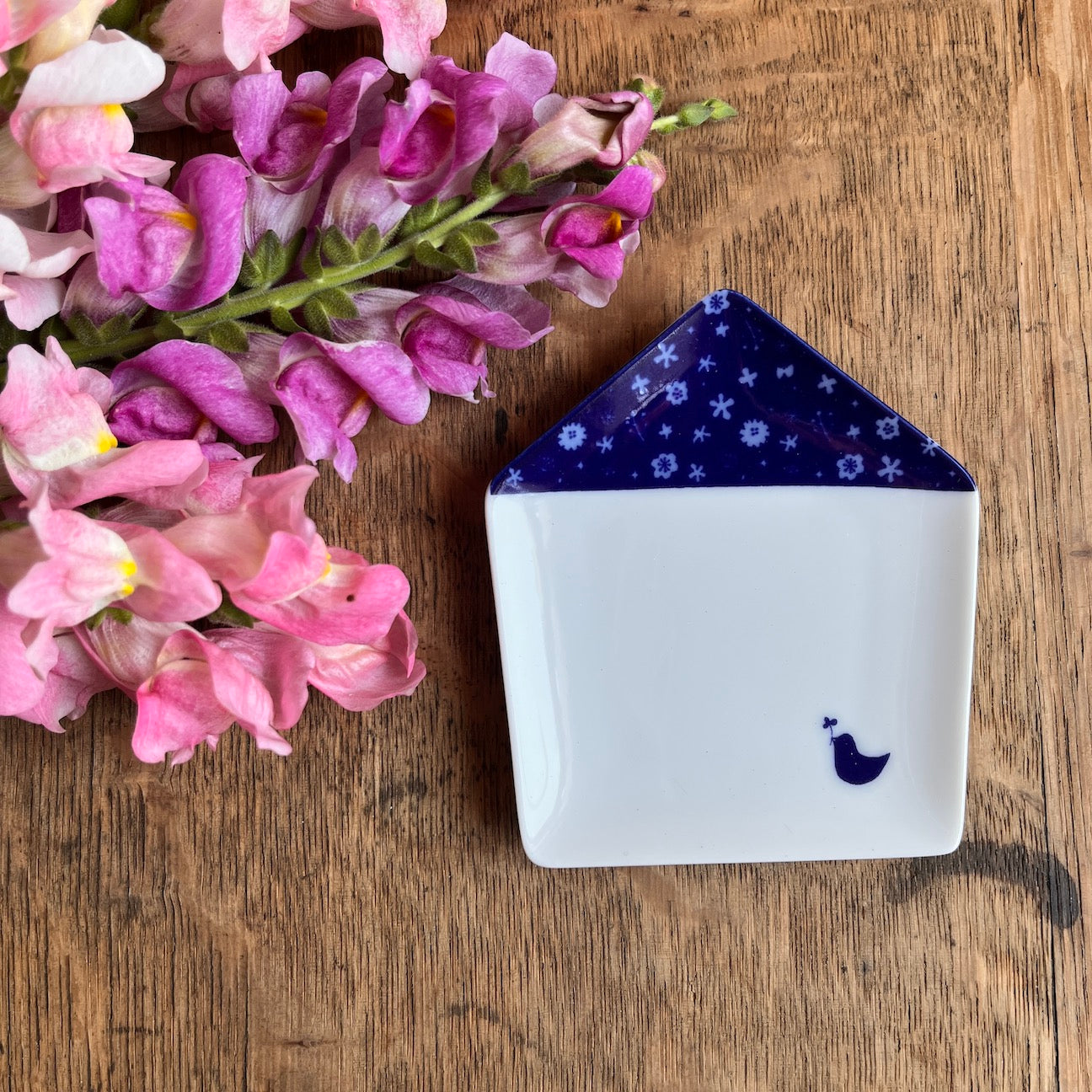 Bird House Shaped Plate | Mino Ware Small Plate