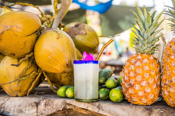 Glass Straw Set | 9" Bent 4-pack