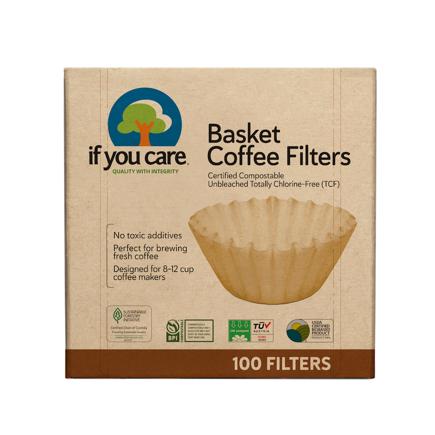 Unbleached 8" Basket Coffee Filter