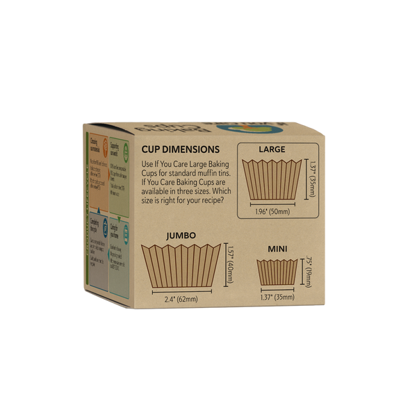 Large Baking Cups | 60 Count