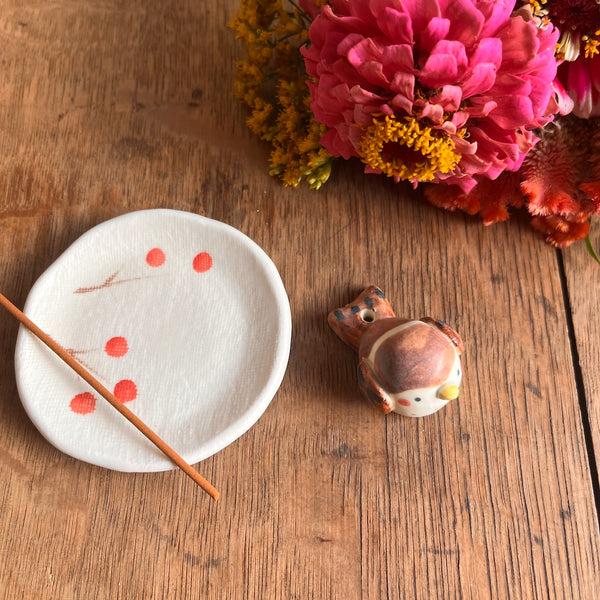 Fukuraira Sparrow Incense Holder