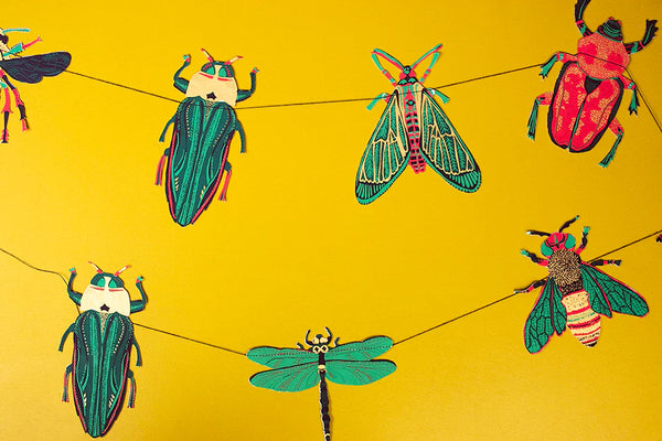 Insect Paper Garland
