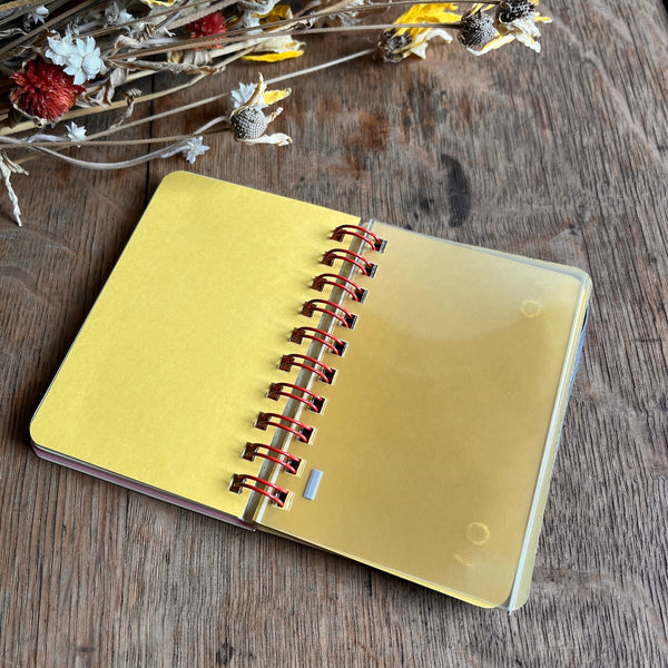 Marta A - Flowers Rollbahn Mini Spiral Notebook