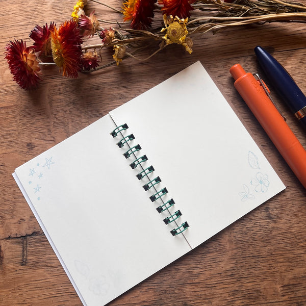 City Flowers | Mini Mini Ring Notebook