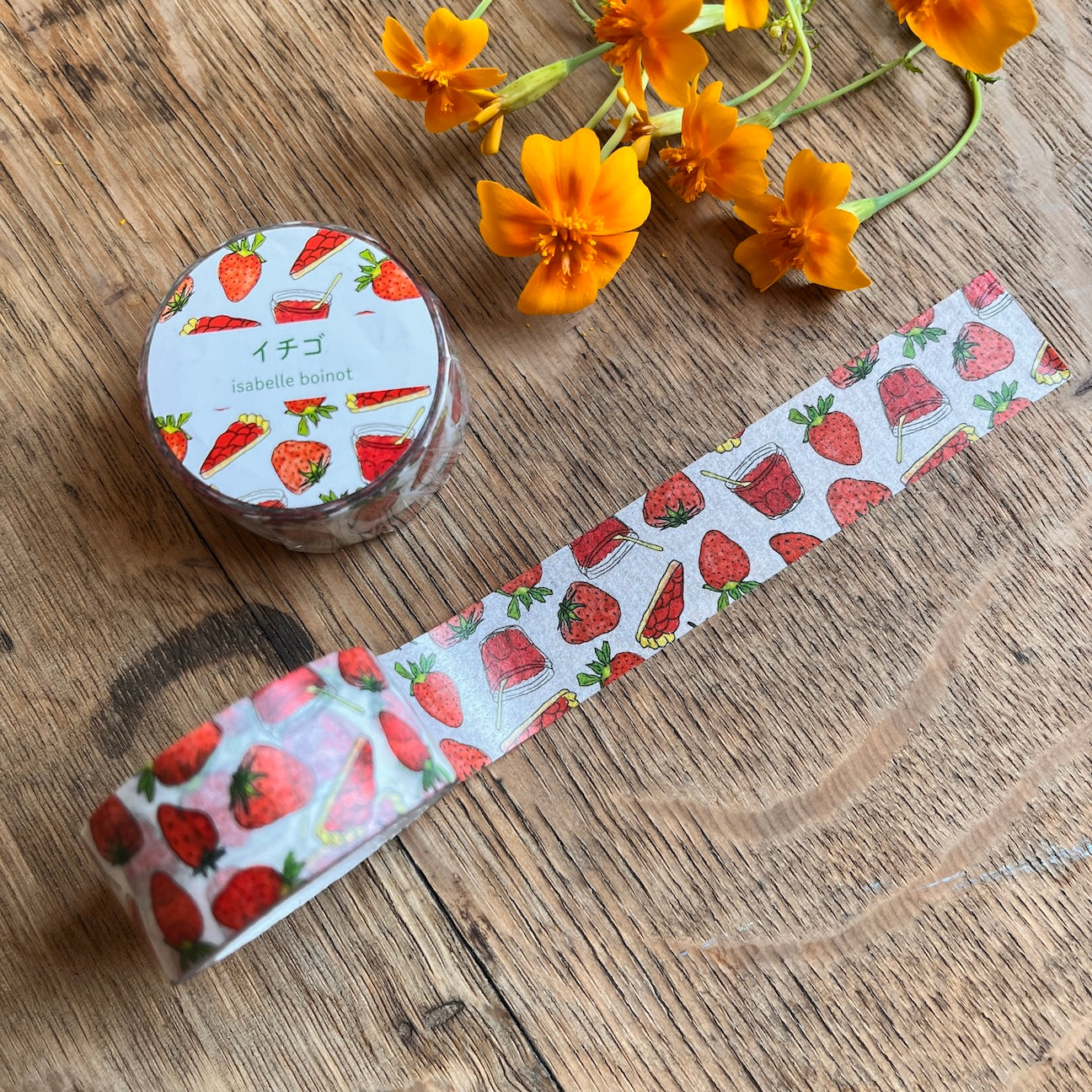 Strawberry Washi Tape | Isabelle Boinot
