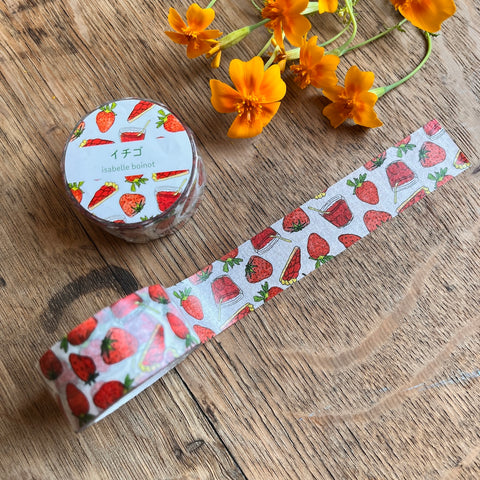 Strawberry Washi Tape | Isabelle Boinot