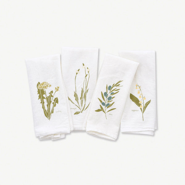 Language of Flowers Napkins | Set of 4