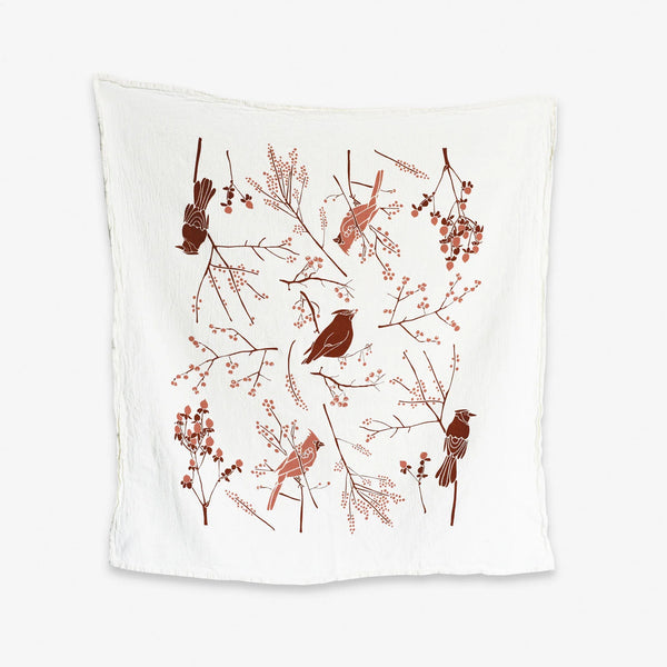 Birds + Berries Kitchen Towel