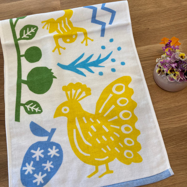Kiddo Collage in Blue | Imabari Towel