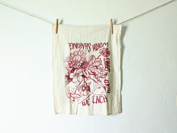 Tiny Bouquet | Cotton Kitchen Towel