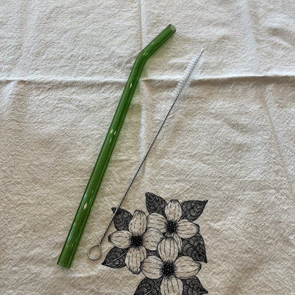 Glass Straw | 9" Bent