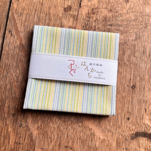 Tsumugu (Japanese Cotton) Handkerchiefs | Striped