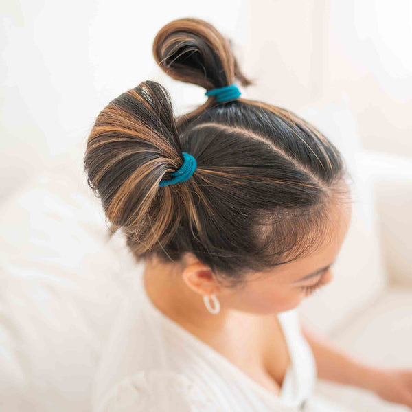 Plastic-free Mondo Round Hair Ties - 4 Pack