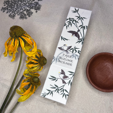 Engimono Bamboo Sparrow Japanese Incense Sticks