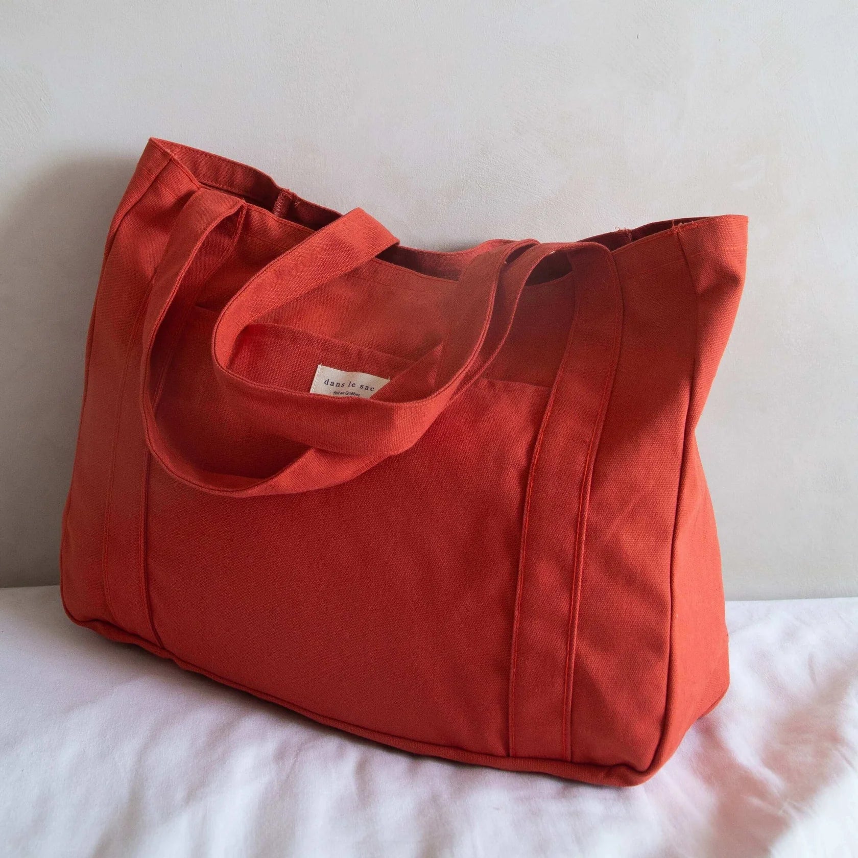 Large Tote In Orange