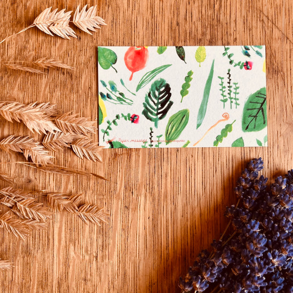 Message Cards | Colorful Forest Themed