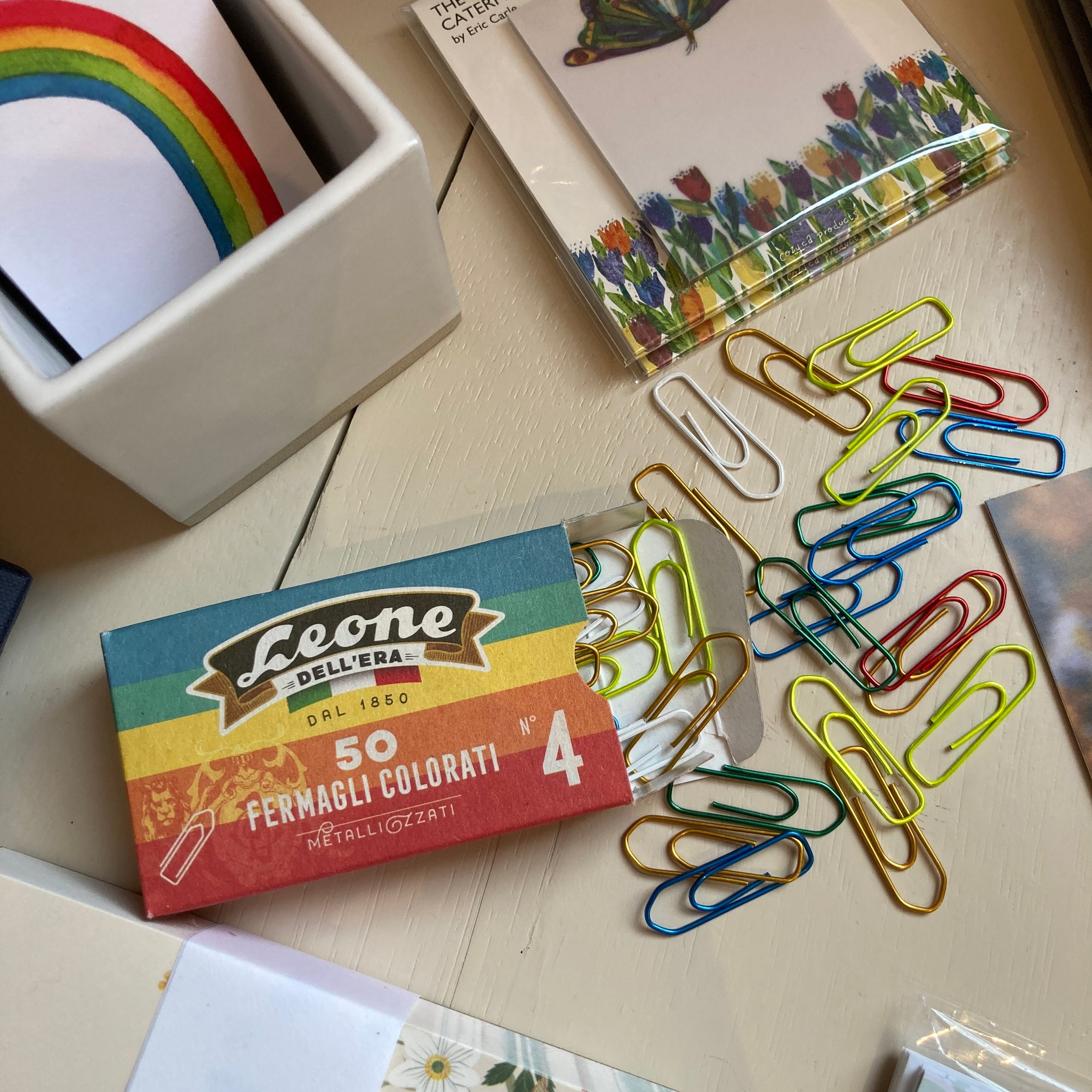 Lion Paper Clips | Colorful Metallic