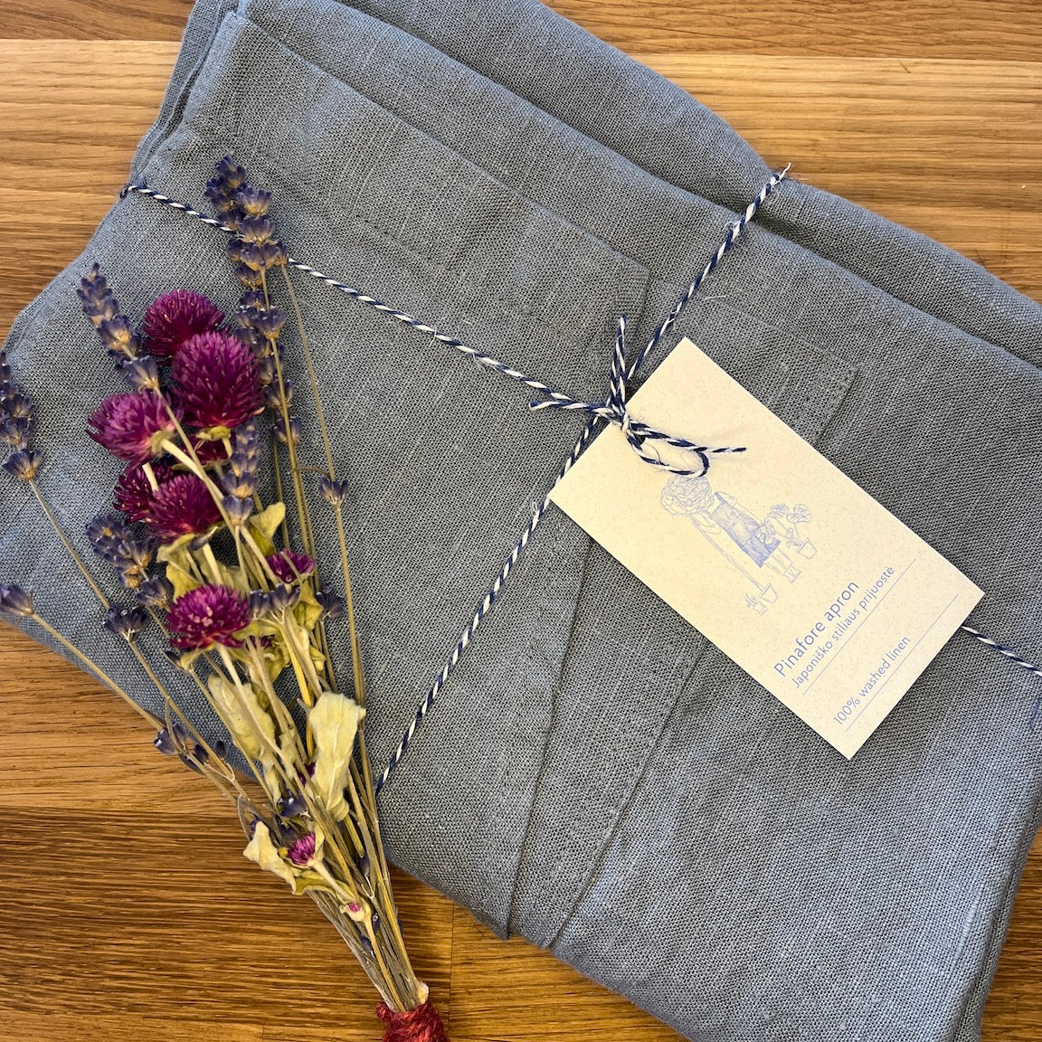 Linen Pinafore Apron