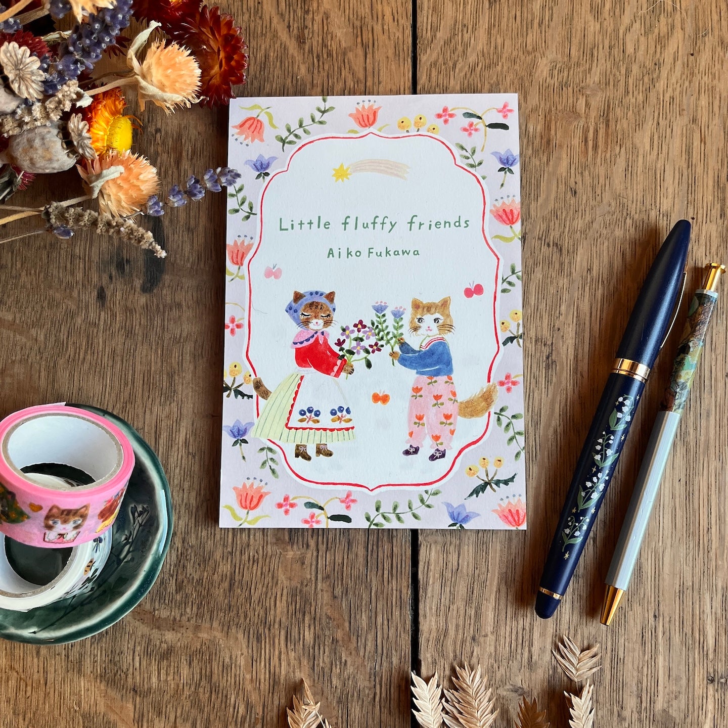 Aiko Fukawa | Little Fluffy Friends Post Card Set