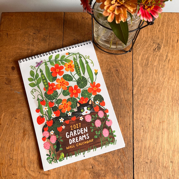 Garden Dreams 2027 Wall Calendar