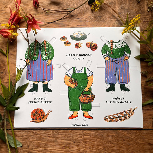 Little Witch Hazel Paperdolls