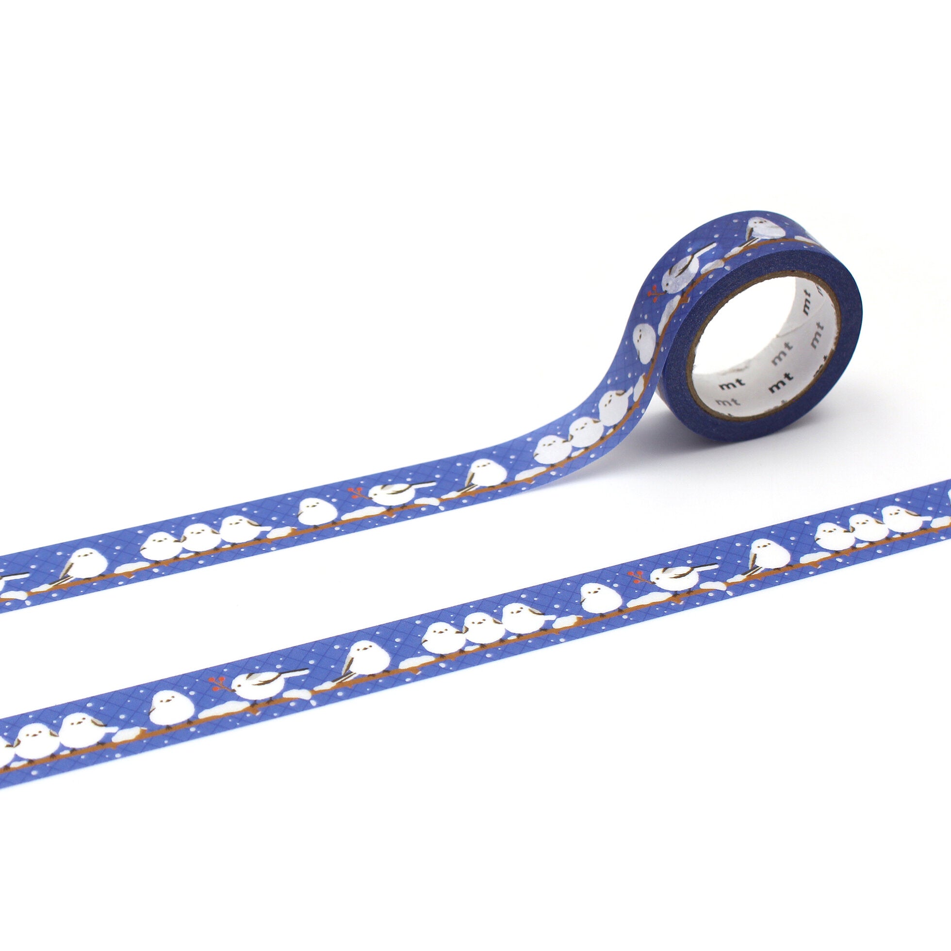 Winter Long-tailed Tit Bird EX Series | MT Washi Tape