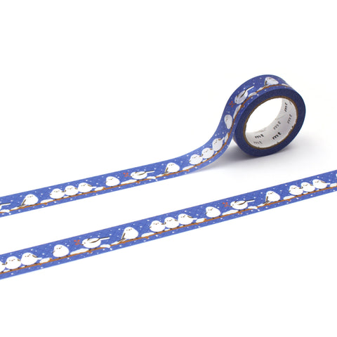 Winter Long-tailed Tit Bird EX Series | MT Washi Tape