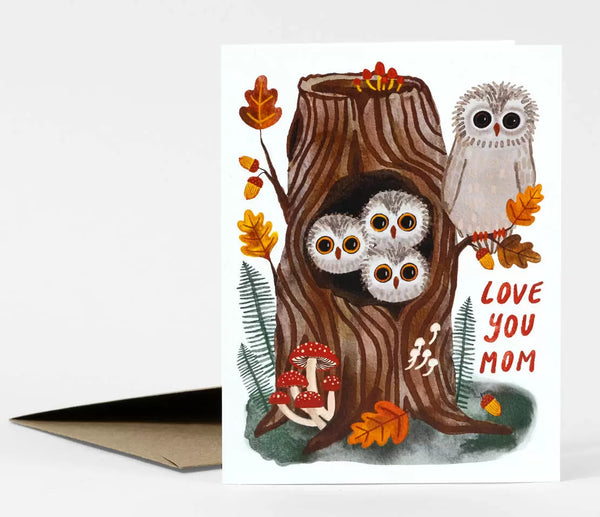 Love You Mom Single Card