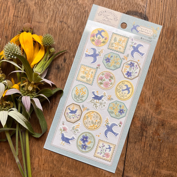 Fleurs et Chance Sticker Seals