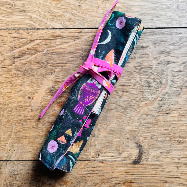 Midnight Bloom Cutlery Wrap